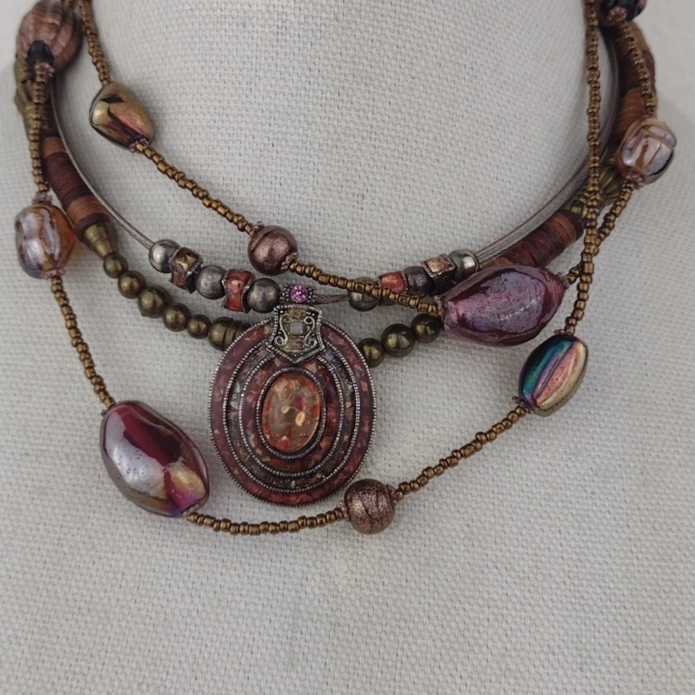 3 Necklaces That Belong Together, Though Each Bold Statements On Their Own! - Picture 3 of 16